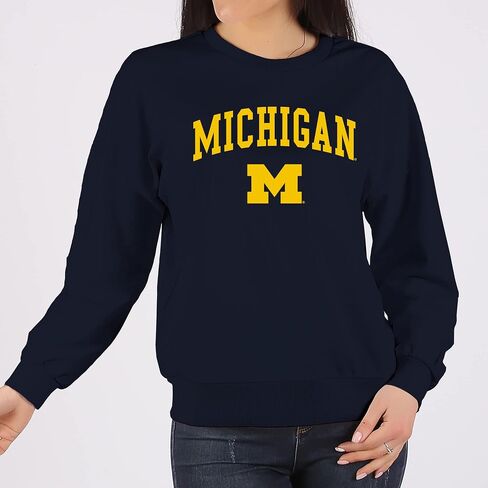 UGP Campus Apparel NCAA Arch Logo, Team Color Crewneck, College, University in Saudi Arabia