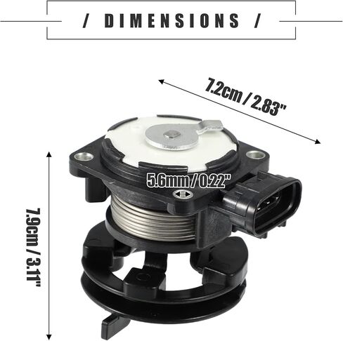 موتفورتي، مستشعر ذراع الخانق، لسيارة لكزس IS300 2001-2005، معدن بلاستيك، 22060-46070، أسود in Kuwait