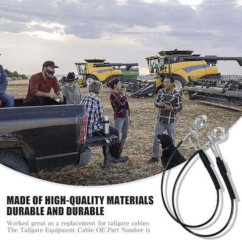 2 قطعة مجموعة كابل الباب الخلفي استبدال M159508 مناسب لجون ديري غاتورز M TE TH TX XUV TH 6x4 TX 4X2 XUV865R XUV 825E HPX615E HPX815E استبدال دعم البوابة الخلفية للبوابة الخلفية in Kuwait