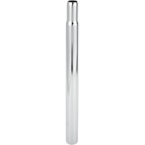 Universal 25.4x300mm Silver Tone Bike Seat Posts Durable Bike Saddle Post Seat Tube Steel 1 Pc