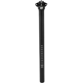 Universal 25.4x350mm Carbon Fiber Pattern Matte Black Bike Seat Posts Shock Absorbing Bike Saddle Post Seat Tube Carbon Fiber 1 Pc
