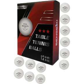 Ping Pong Balls - White 3-Star Table Tennis Balls | High-Performance 40+ ABS Balls | Ultimate Durability for Indoor/Outdoor Ping Pong Tables