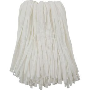 Boardwalk BW2024 Nonwoven Cut End Edge Mop, Rayon/Polyester, 24, White, 12/Carton