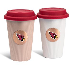 The Memory Company | Licensed NFL 2-Pack Barista Cups w/Covers,Philadelphia Eagles