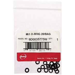Danco O-Ring 9/32" Od. X 5/32" Id. X 1/16" Nitrile Butadiene Rubber Polybag