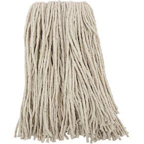 Boardwalk BWK216CCT 16 oz. Cotton Premium Cut-End Wet Mop Heads - White (12/Carton)
