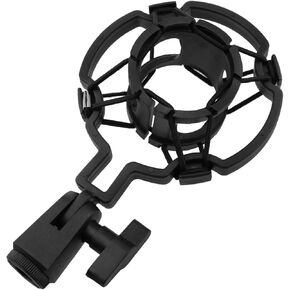 microphone shock mount shock-proof mic holder It is suitable for 1pcs of studio capacitive microphone with a diameter of 42~47mm/1.65~1.81inch shock mount 1pcs