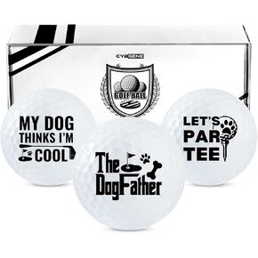Dog Gifts for Women Men Golf Balls Unique, Personalized Colored Golf Balls, Cool Accessories for Golfers, Golf Lovers, for Birthday and Christmas