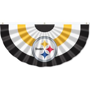 WinCraft Pittsburgh Steelers Bunting Pleated Fan Banners