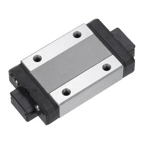 uxcell MGN12H Bearing Steel Sliding Carriage Block with Plastic Anti-Fall Strip for 12mm MGN12 Linear Motion Slide Rail Guide, Silver Tone