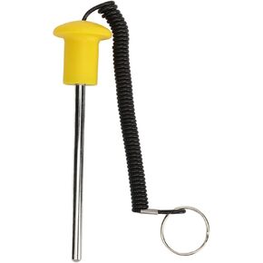 8mm Diameter Gym Weight Stack Pin, Magnetic Selector Lock Pin Heavy Duty Weight Stack Pin with Lanyard for Workout Fitness Exercise