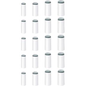20 Pcs Pool Cue Tips, 4 Sizes Replacement Slip On Billiard Cue Tips, Pool Stick Tips, 9mm, 10mm, 12mm, 13mm,Each Size 5Pcs