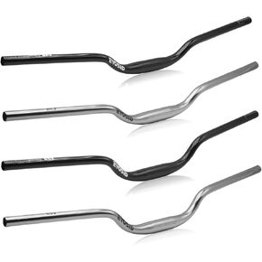 31.8MM Mountain Bike Handlebar,Lightweight Aluminum Alloy Mountain Bicycle Riser Bar Length 800mm Rise 38/55mm MTB Bike Handlebar Compatible with Sur Ron Light Bee Dirt Bike,AM,XC(Titanium-38mm Rise)