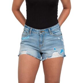 FOCO Women's NFL Team Logo Denim Shorts