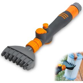 Concy Swimming Pool Cartridge Filter Cleaner - Durable, Quick - 7 Aqua Jet Comb - Hot Tub Spa Water Filter Cleaning Hose Attachment Tool for Cartridge Pool Filters