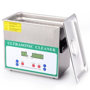 stonylab Ultrasonic Cleaner, Professional All-Purpose Stainless Steel Ultrasonic Cleaner with Digital Display Timer and Heat Control for Laboratory 110V, 3.2L