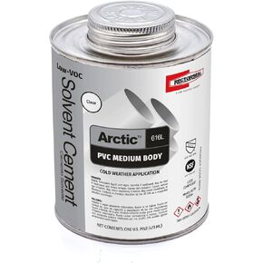 Rectorseal 55919 Pint Dauber Top Arctic 616L Low Voc Pvc Solvent Cement