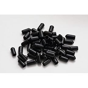 Screw Thread Protectors Compatible with Black(0.234" x 1"/100 pcs)