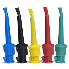 Test Hook Clip, Multimeter Test Lead Kit Hook Clip Probe Mini Grabber for Circuit Testing PCB IC