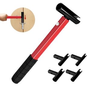 Door Hinge Adjustment Tool, Hinge Gap Adjusting Wrench, 4-in-1 Professional Door Hinge Adjustment Tool Set, Residential Door Hinge Adjustment Tool, Heavy Duty Door Hinge Adjustment Tool