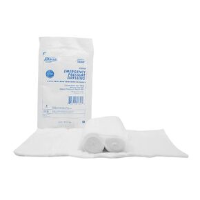 Dukal Dressing, Emergency Pressure, Sterile (Pack of 50)