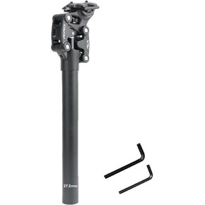JFOYH Suspension Seatpost 27.2mm 30.9mm 31.6mm Shock Absorbing Bike seat Post for MTB/Cruiser Bike/Gravel Bike/ebike, 350mm Length, 50mm Travel