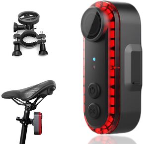 Rear View Camera, DV Camera Taillight, 1080P 150° | Rechargeable | 3500mAh Battery Up to 8 Hour Runtime | IPX6 Waterproof Safety Rear Light