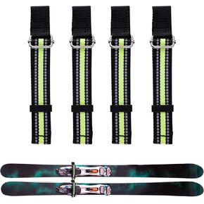 Ski Brake Retainer Strap, New Upgraded More Firm Snowboard Brake Bands Retainers Durable Snowboard Brake Retainers Not Easy to Break Practical Outdoor Sports Ski Tuning Accessories