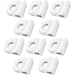 Five Oceans Sail Slide - Internal Track - 9/16-Inch (14mm) Internal Mast Track Slide, 10-Pack for Small to Medium-Sized Sailboats, Cruising Yachts, Ketches, and Yawls- FO2871