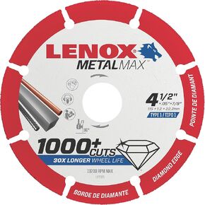 LENOX Tools Cutting Wheel, Diamond Edge, 4-1/2-Inch (1972921)