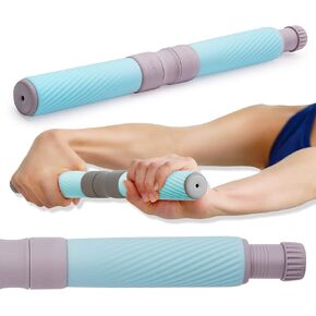 GD Twist Grip Adjustable Resistance Bar for Wrist Strength, Relieves Tendonitis Pain & Improve Grip Strength, Forearm Strength Trainer, Hand Exerciser Bars, Wrist and Elbow Strengthener, Multi-Flex