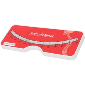 Scoliosis Measuring Tool for Health Care, Back Spine Diagnosis Meter - Accurate Data, Display Screen Design (0‑30° Testing Range)