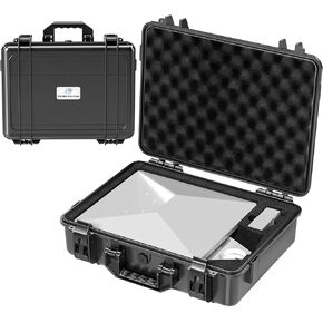 Starlink Mini Case, Waterproof Hard Case With Foam, Precision Cut Foam Protects Starlink Mini, Durable Foam Case Fits For Starlink Mini Dish Kit, Kickstand, Pipe Adapter, Cables, Accessories