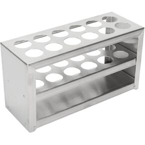 Metal Test Tube Rack 12 Holes 0.75in 19mm Tubes with 304 Stainless Steel, 3 Tier Centrifuge Tube Holder for Laboratory, School, Wide Application
