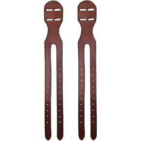 Tahoe Heavy-Duty Leather Western to English Saddle Girth Converter, Set of 2, with 1-Year Warranty