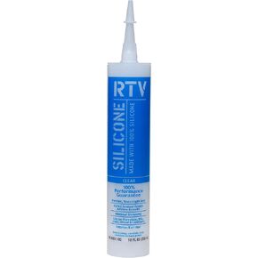 White Lightning WL099110C All Purpose RTV Silicone Sealant, Clear, 10 fl. oz.