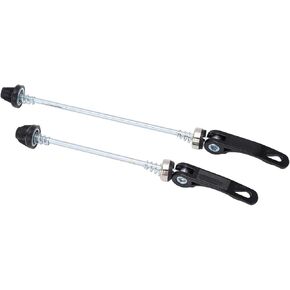1 Pair MTB Quick Release Skewers Bike QR, 150/190 mm Road Mountain Bicycle Wheel Hub Front and Rear Clip Bolt Lever Axle Set(Black)