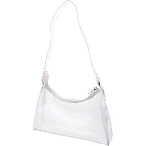 Mipcase Transparent Bag Clear Shoulder Bag Stadium Approved Clear Bags for Women Clear Bags for Stadium Clear Small Bag Clear Purse Shoulder Bag for Concert Small Clear Bag Handheld Bag