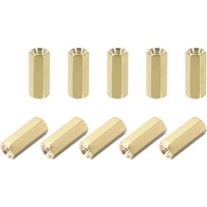 uxcell M2.5x12mm Female-Female Hex Brass PCB Motherboard Spacer Standoff for FPV Drone Quadcopter, Computer & Circuit Board 50pcs