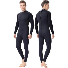 DEHAI Wetsuit Men Women Neoprene Diving Wet Suits, 2mm & 3mm Shorty/Long Sleeve Youth/Adult Full Body Thermal Swimsuit in Cold Water Keep Warm for Swimming Scuba Surfing