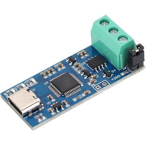 USB to CAN Conversion Module, Data Analysis with LED Indicator for CAN2.0A CAN2.0B CANFD Bus Analyzer V2.0 Type C Power Supply
