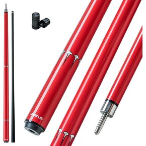 ZOKUE Carbon Fiber Pool Cue Stick with 2 Shafts Low Deflection Full Carbon Technology 1/2 Split Billiards Pool Stick Set with 10.5/11.5/12.17mm Tip