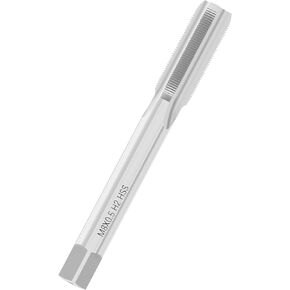 Metric Machine Tap M8 x 0.5, HSS 6542 Screw Tap H2, 3 Straight Flutes Thread Hole Repair Tools, Screw Milling Threading Machinist Repair(M8 x 0.5mm)