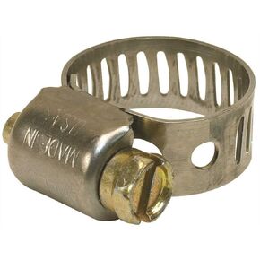 Breeze - 62040H Power-Seal Stainless Steel Hose Clamp, Worm-Drive, SAE Size 40, 2-1/16" to 3" Diameter Range, 1/2" Bandwidth (Pack of 10)