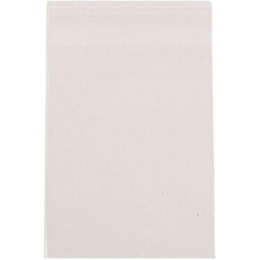 JAM PAPER Cello Sleeves with Self Adhesive Closure - A2 - 4 5/8 x 5 7/8 - Clear - 100/Pack