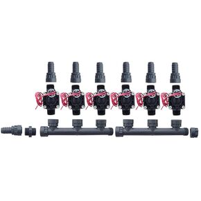 Hunter PGV100-MM Dura Manifold Valve Kit Without Flow Control - Barb PGV100G (6 Zone)