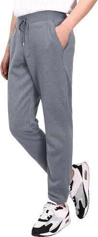 Men's Fleece Sweatpants with Pockets Athletic Workout Running Gym Joggers for Men (Available in 1Pack 3 Pack) in Saudi Arabia