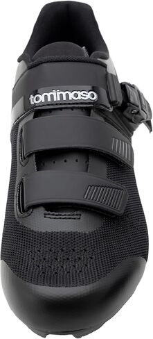 Tommaso Strada Mens Peloton Shoes with Pre-Installed Delta Cleats—Cycling Shoes for Men's—Cycling Shoes Delta Compatible—Indoor Cycling Shoes for Men—Cycling Road Bike Shoes—Spin Shoes Size US 8.5-9 in Saudi Arabia