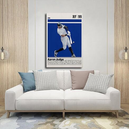 Lahngc Aaron Judge Baseball Poster Canvas Soccer Bedroom Decor in Saudi Arabia