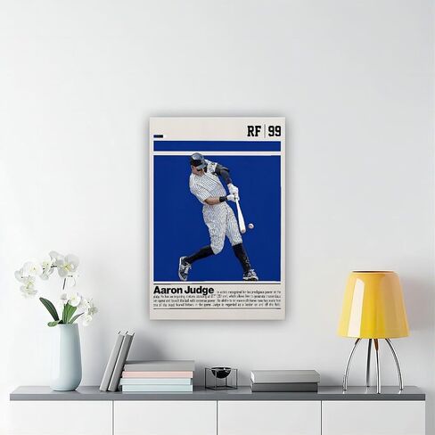 Lahngc Aaron Judge Baseball Poster Canvas Soccer Bedroom Decor in Saudi Arabia